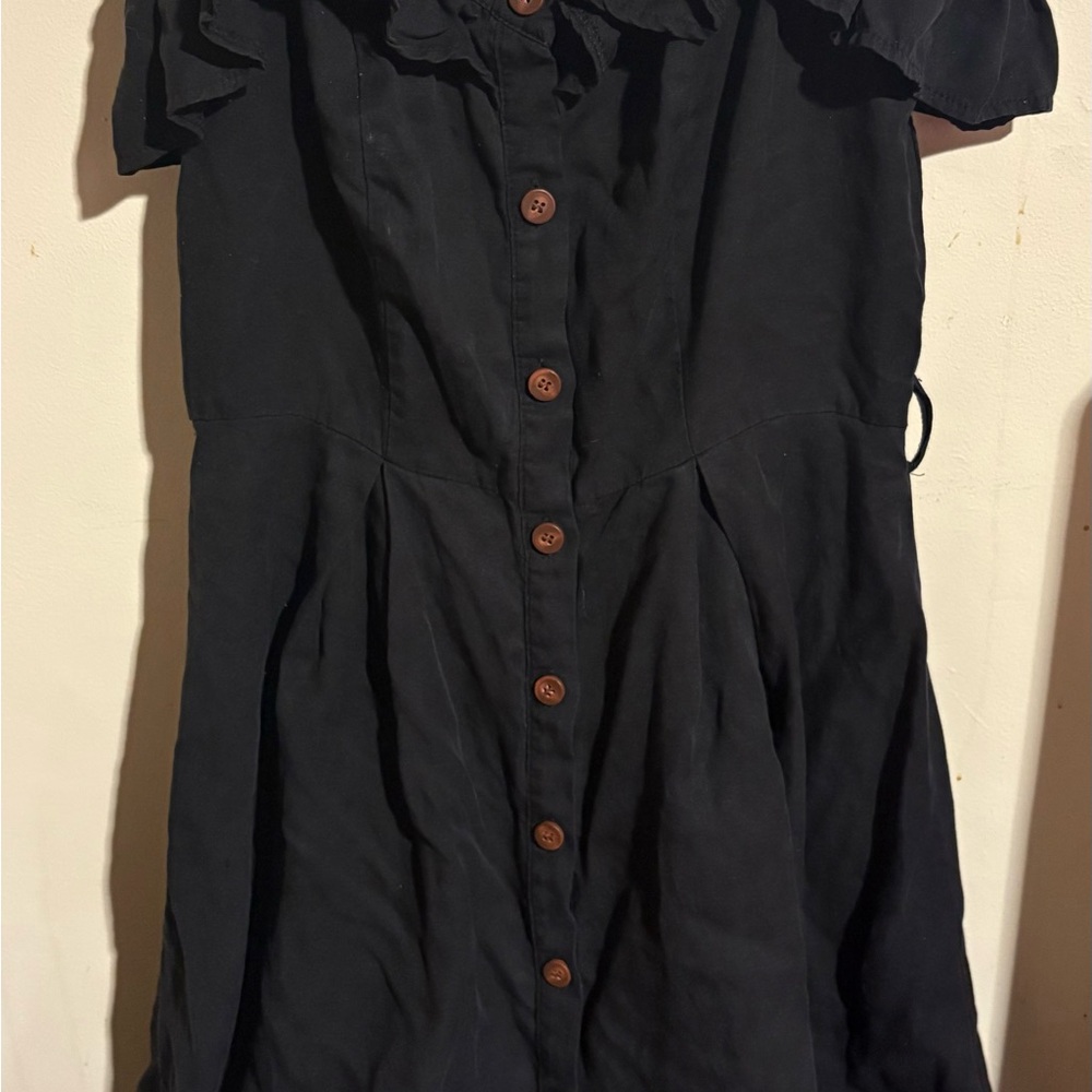 Elegant Black Midi Dress